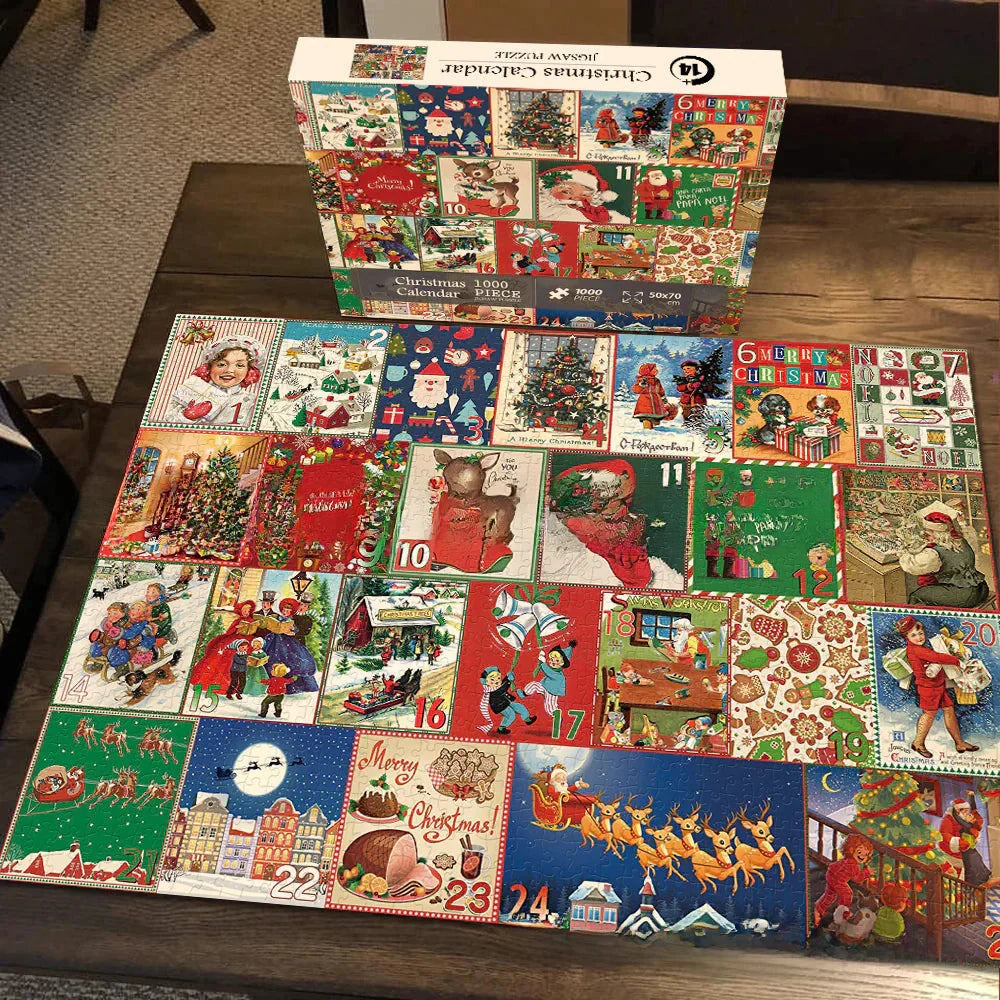 Nativity Scene Jigsaw Puzzle Advent Calendar Game