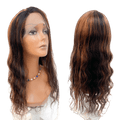 Karen Lace Front Wig Pre-Part Multi-Tonal Brown and Blonde