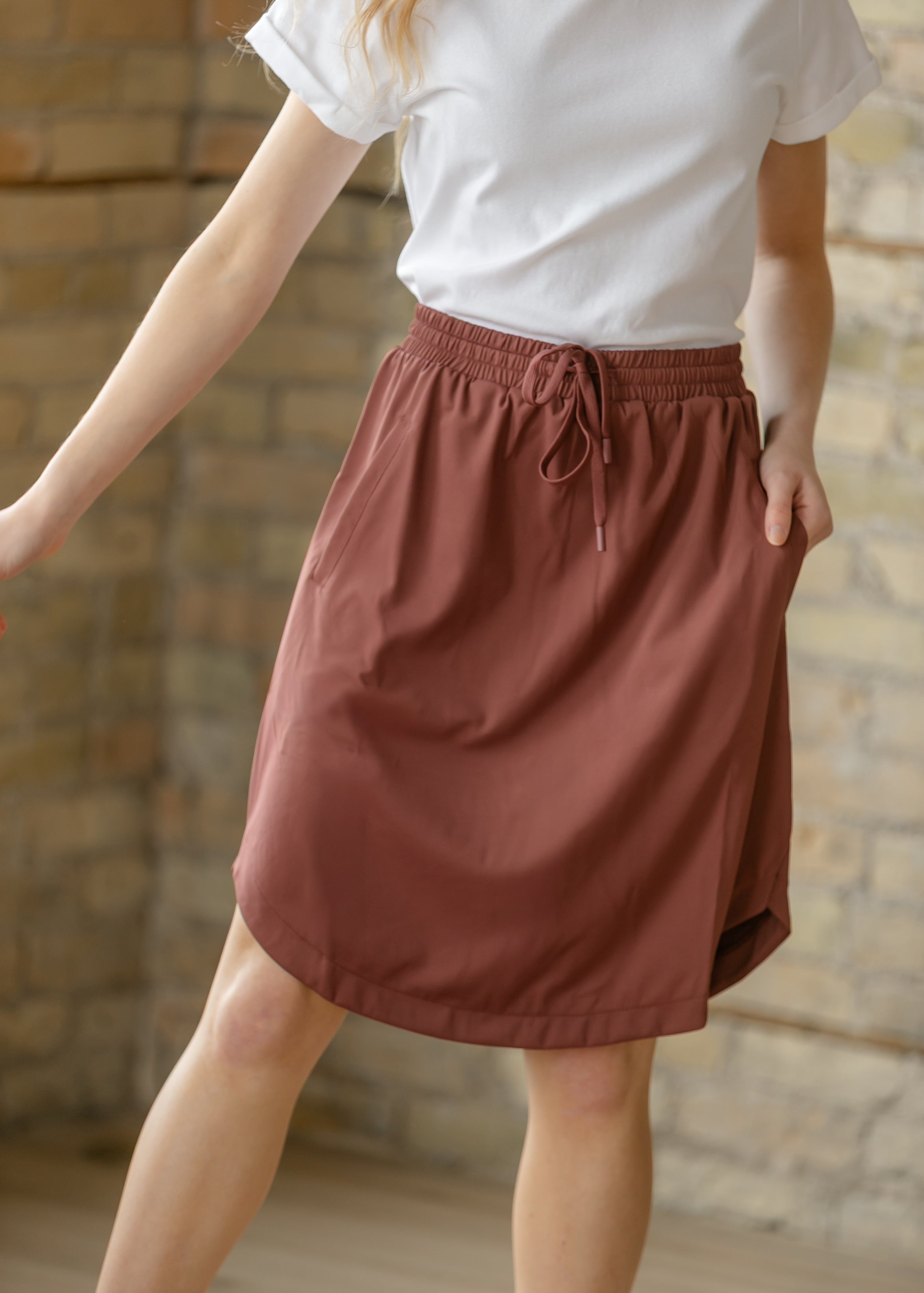 Kenedi Mulberry Athletic Sport Skirt | High-Rise Mini