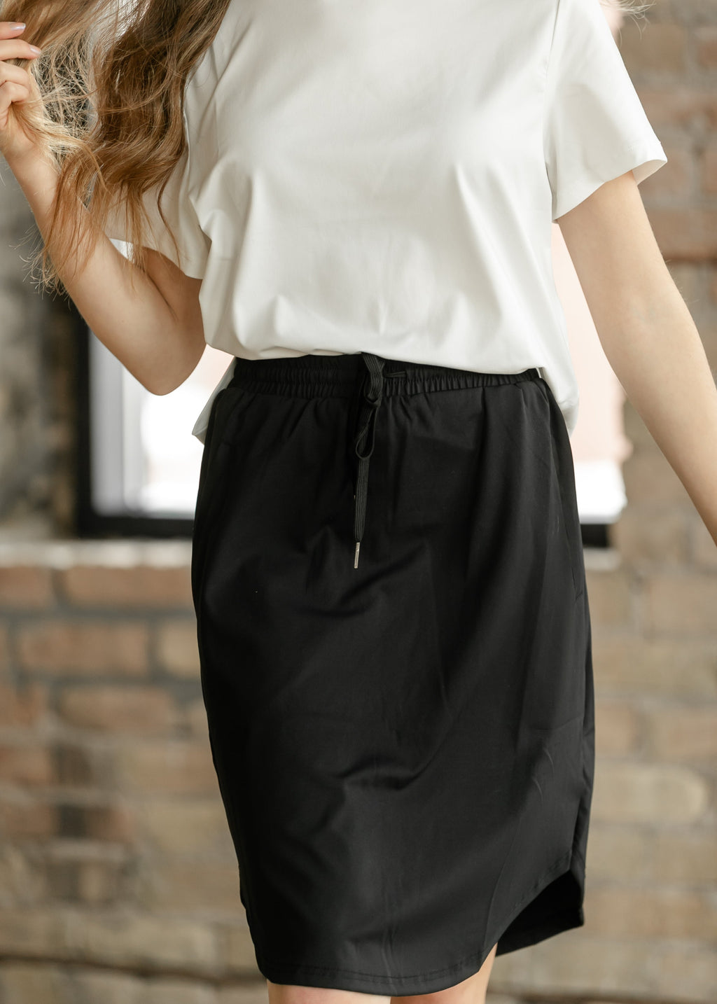 Kenedi Black Athletic Sport Skirt | Women's Active Wear