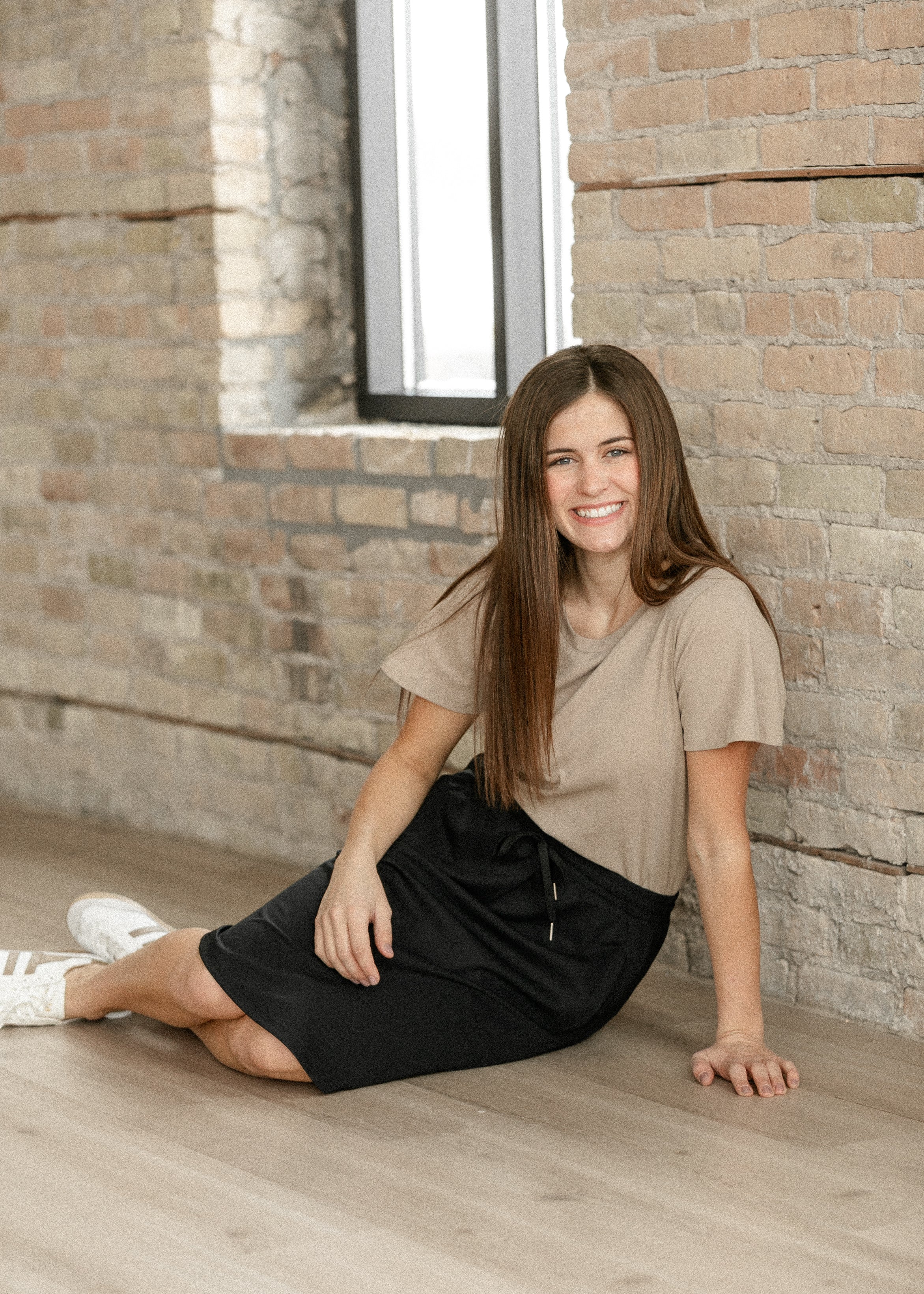 Kenedi Black Athletic Sport Skirt | Women's Active Wear