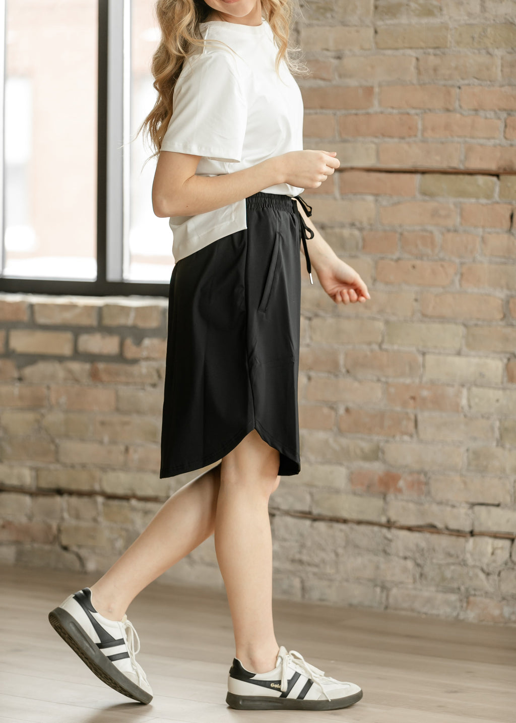 Kenedi Black Athletic Sport Skirt | Women's Active Wear