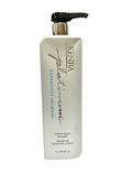 Bottle of Kenra Professional Platinum Restorative Shampoo for damaged hair repair