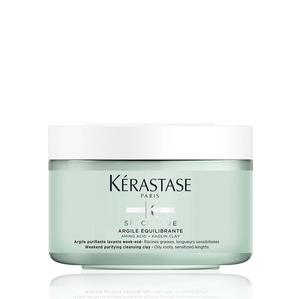 Bottle of Kerastase Argile Equilibrante Cleansing Clay 8.5 OZ for scalp purification
