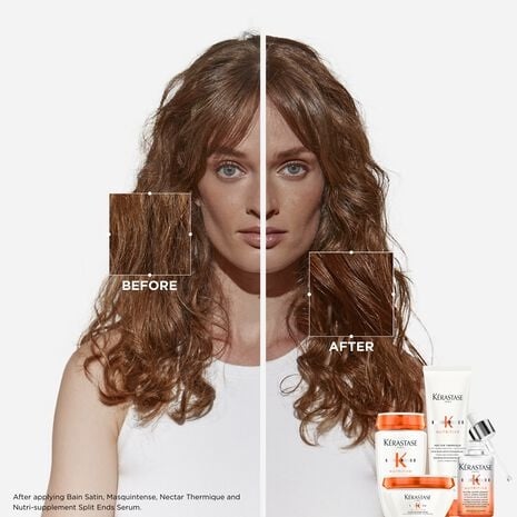 Nutritive Bain Satin Hydrating Shampoo for Dry Hair 250 ML