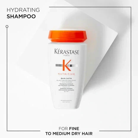 Nutritive Bain Satin Hydrating Shampoo for Dry Hair 250 ML