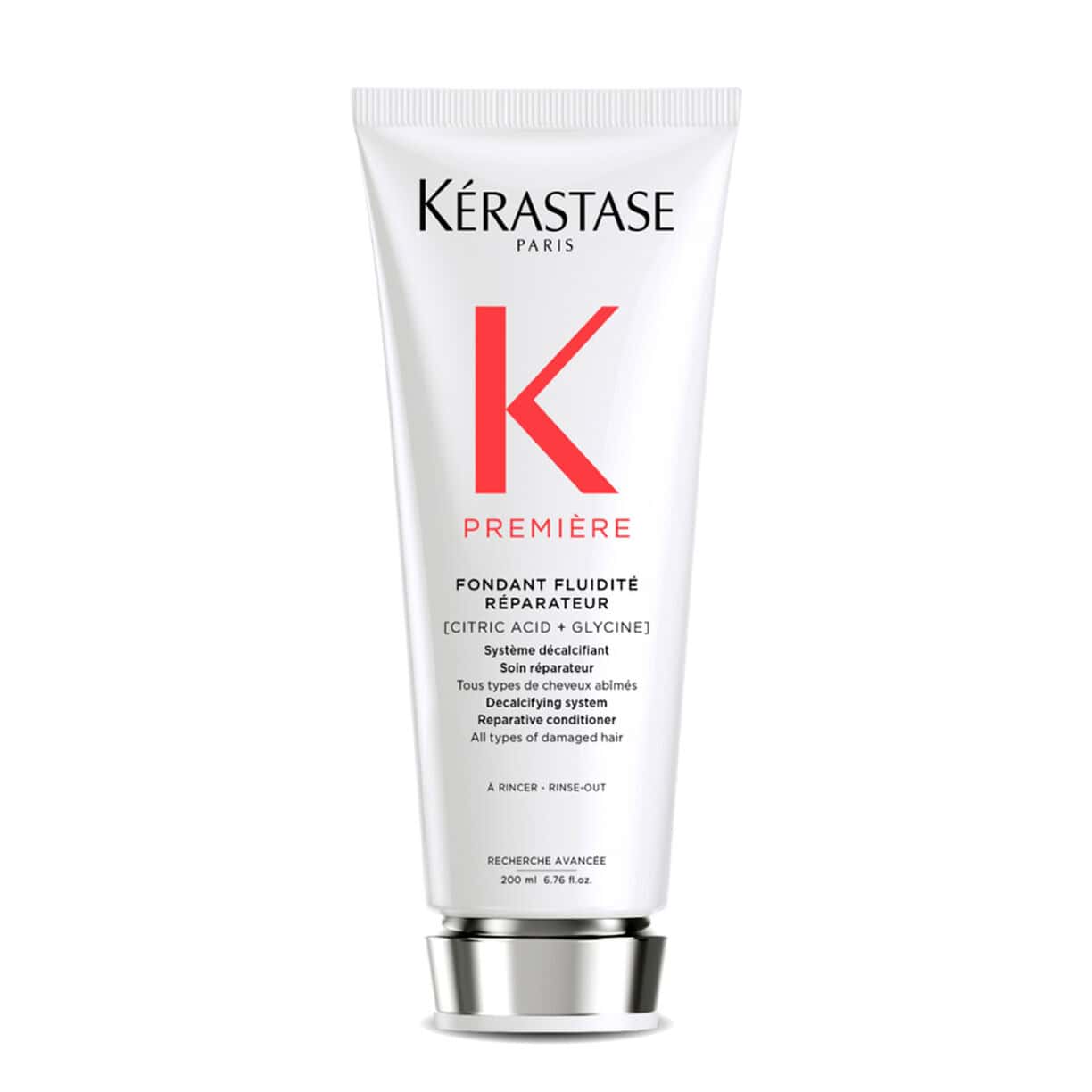 Kérastase Premiere Fondant Fluidite Reparateur conditioner bottle in white and red