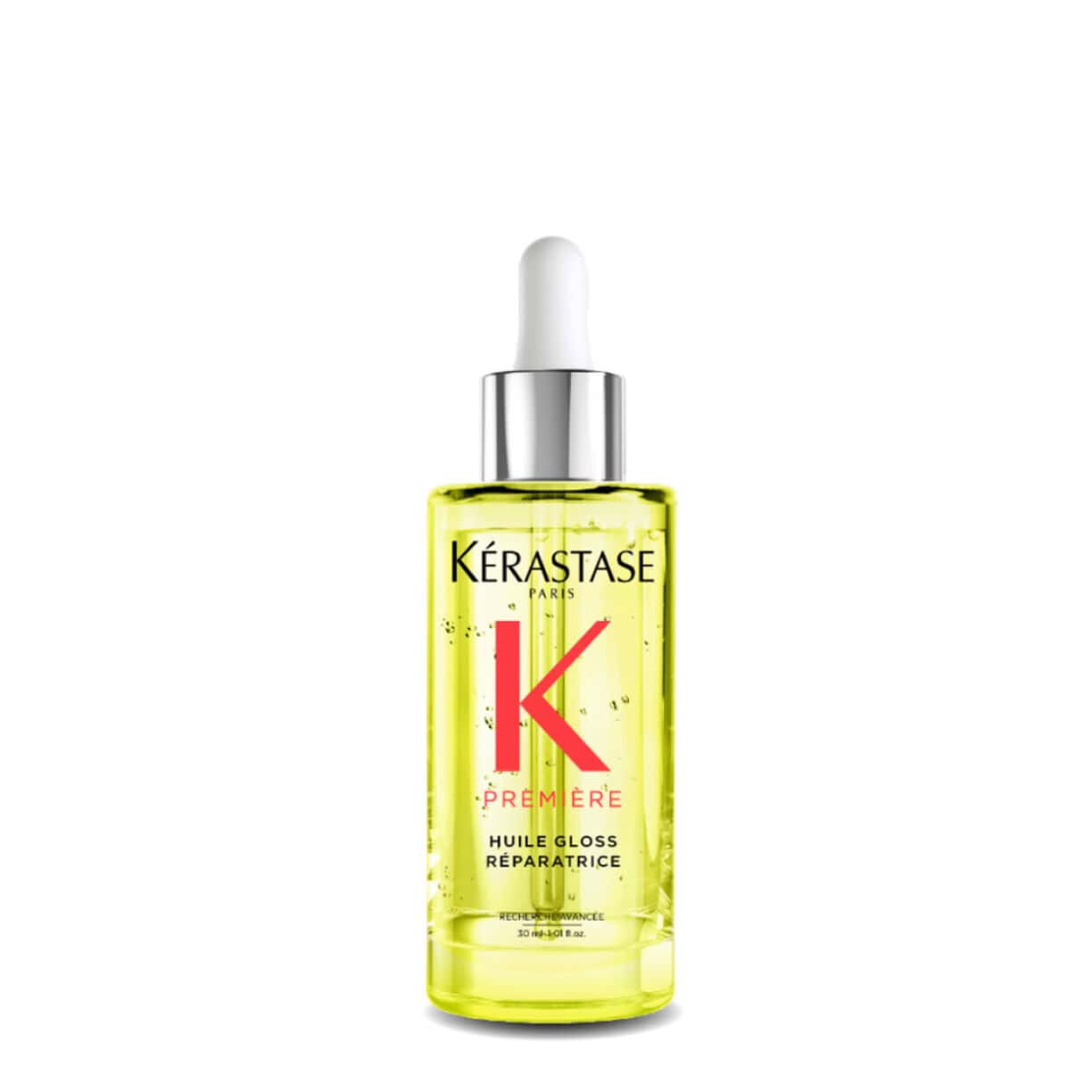 Kérastase Premiere Huile Gloss Reparatrice yellow oil bottle