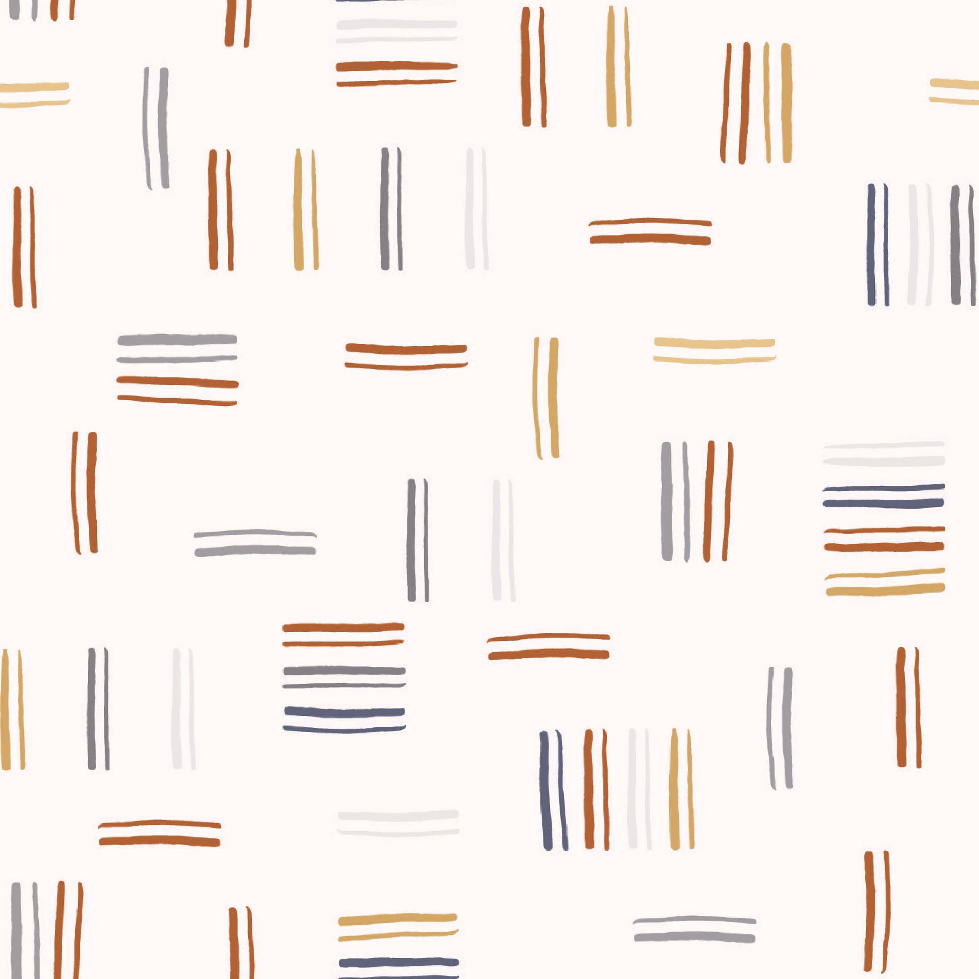 Keren Geometric Removable Wallpaper - Modern Boho Earth Tones