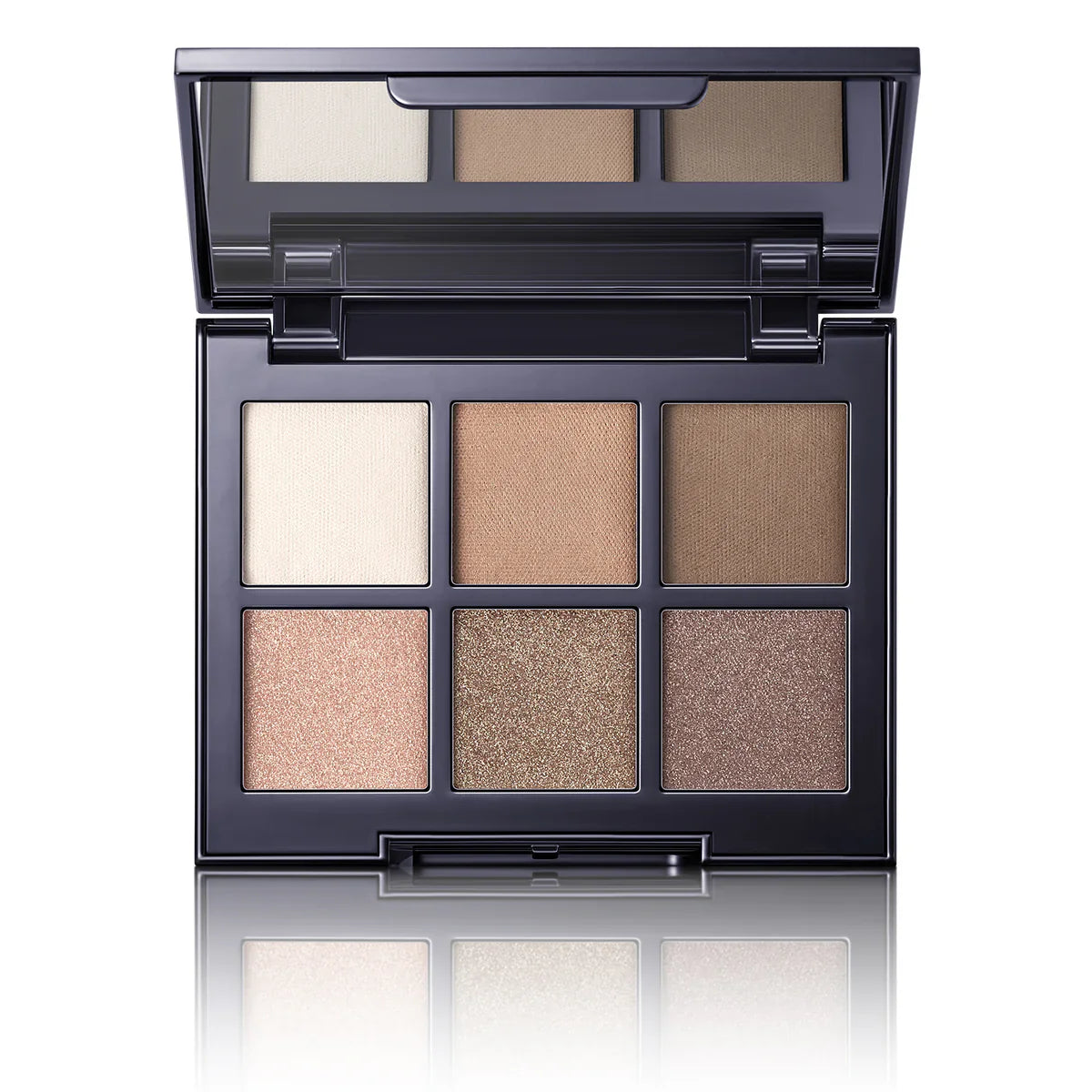 Kevyn Aucoin professional contour eyeshadow palette with brown, bronze, and gold shades.