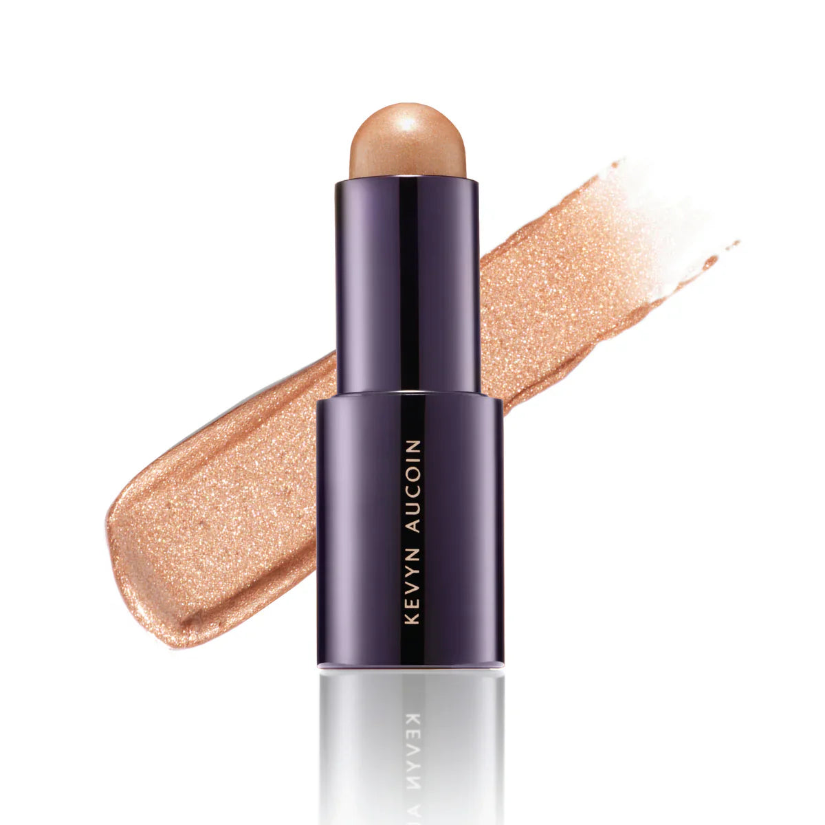 Kevyn Aucoin The Lighting Stick highlighter in gold and bronze packaging