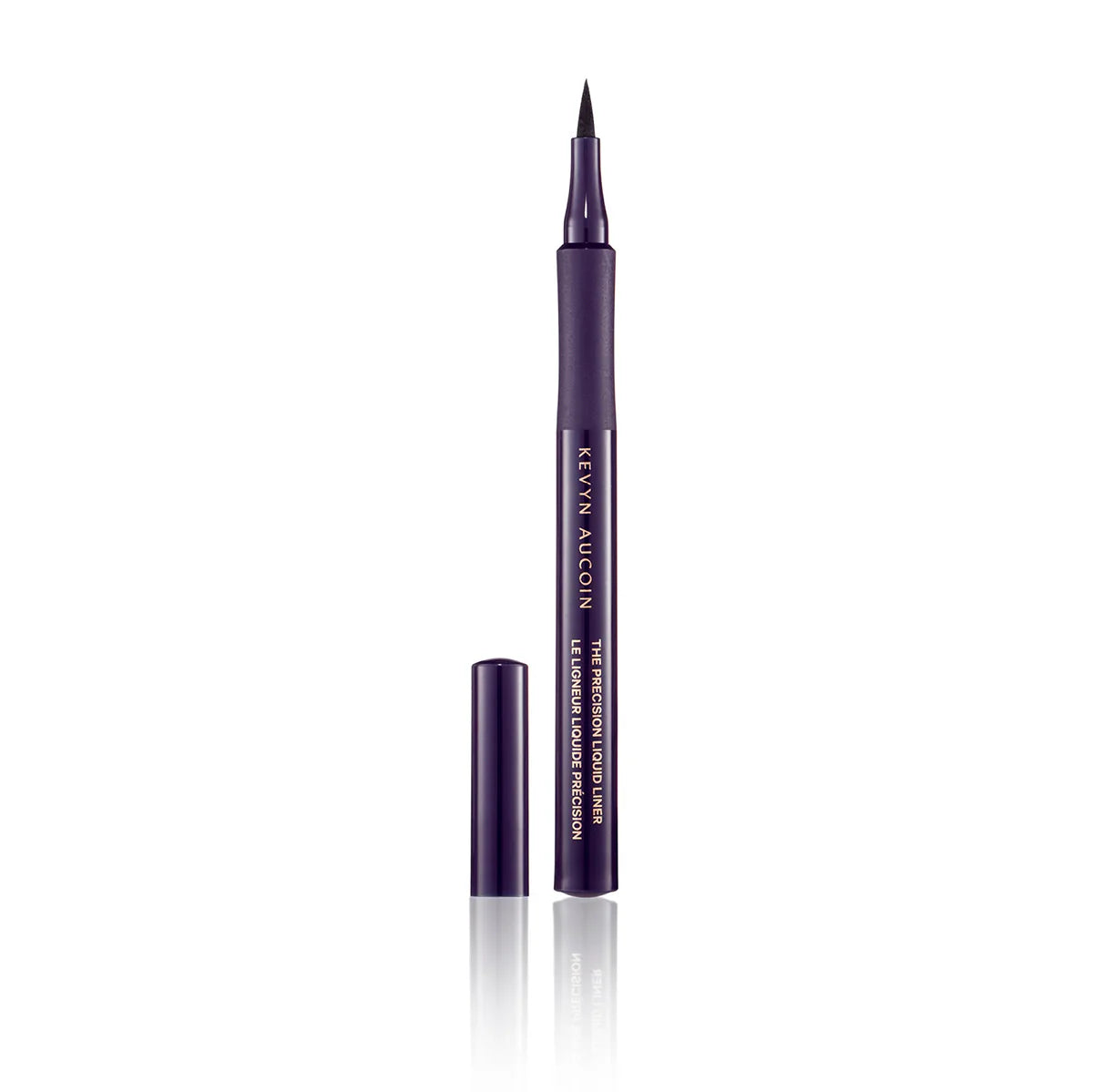 Kevyn Aucoin Precision Liquid Liner in black with ultra-fine tip for precise application.