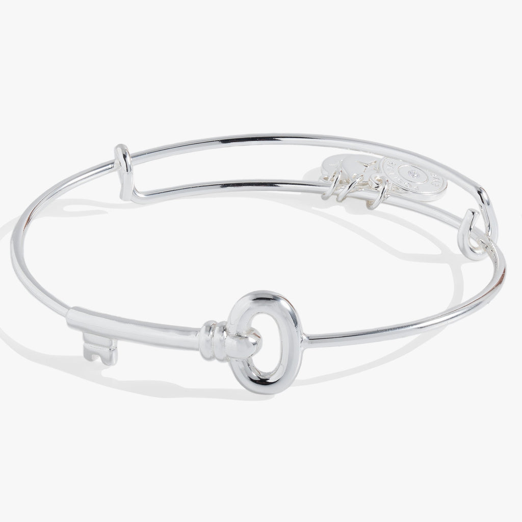 Key Inline Expandable Wire Bangle Bracelet for Intuition