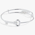 Key Inline Expandable Wire Bangle Bracelet for Intuition