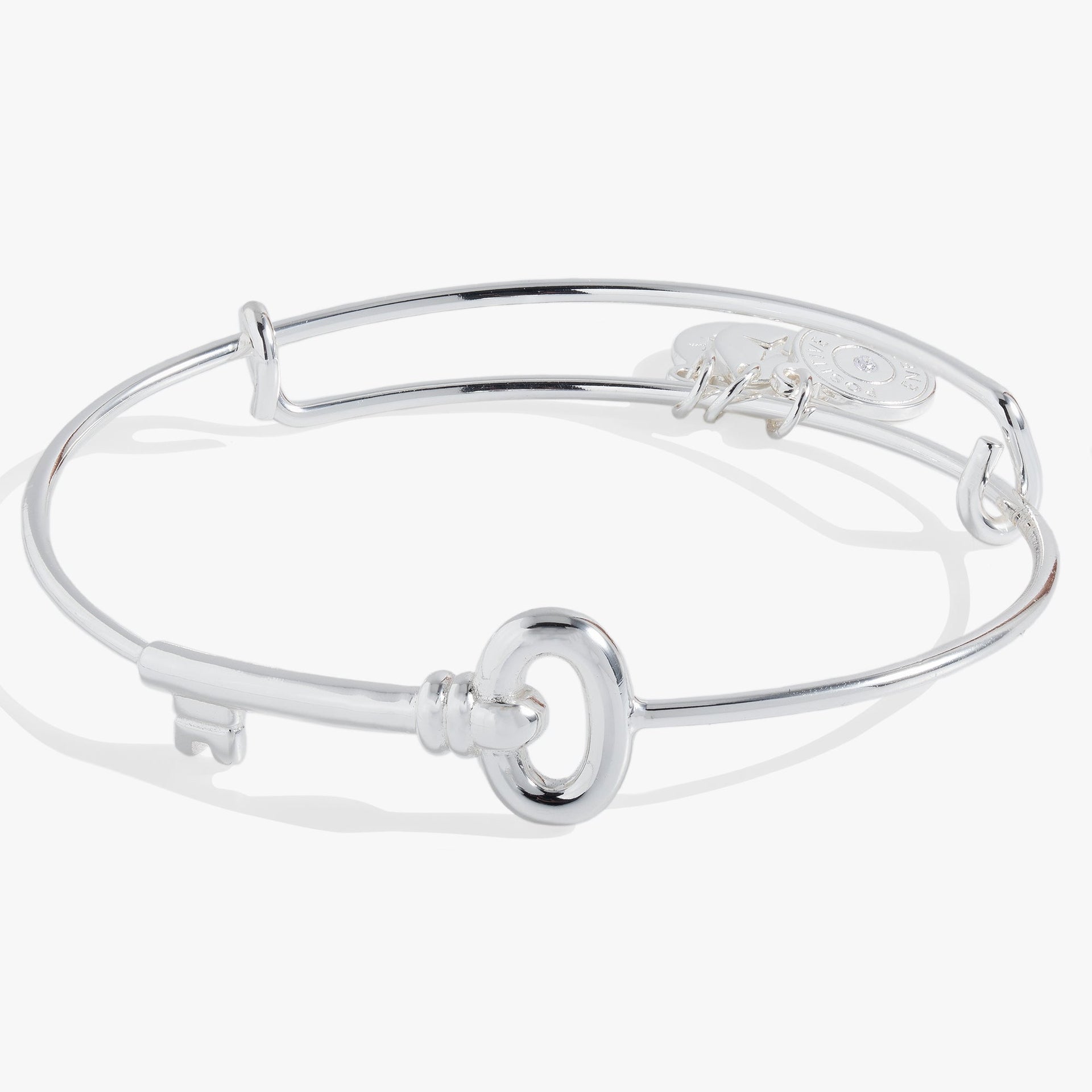 Key Inline Expandable Wire Bangle Bracelet for Intuition