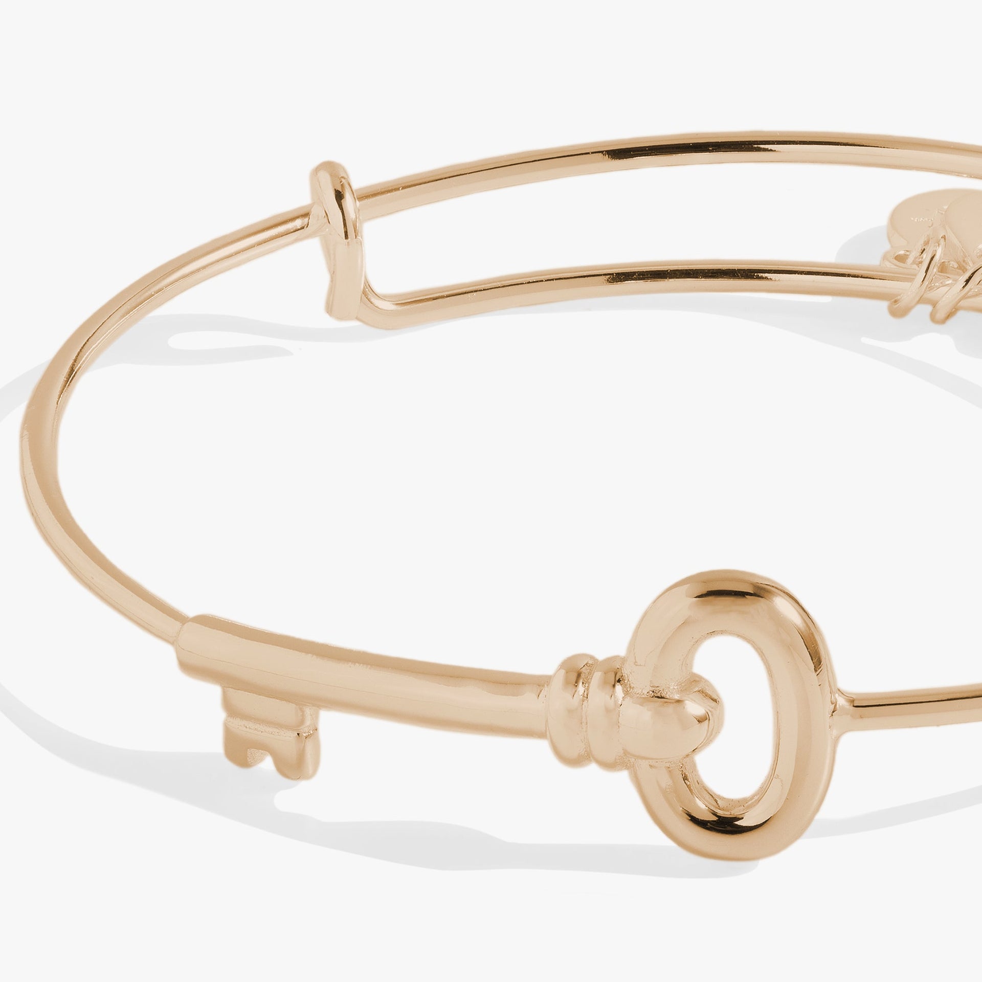 Key Inline Expandable Wire Bangle Bracelet for Intuition