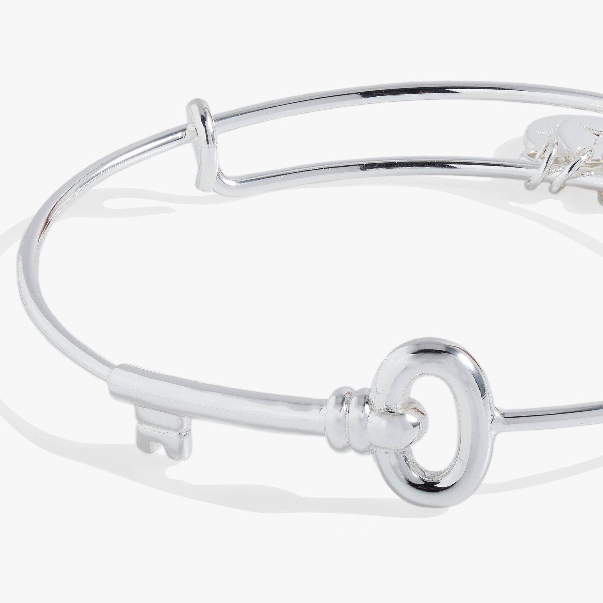 Key Inline Expandable Wire Bangle Bracelet for Intuition