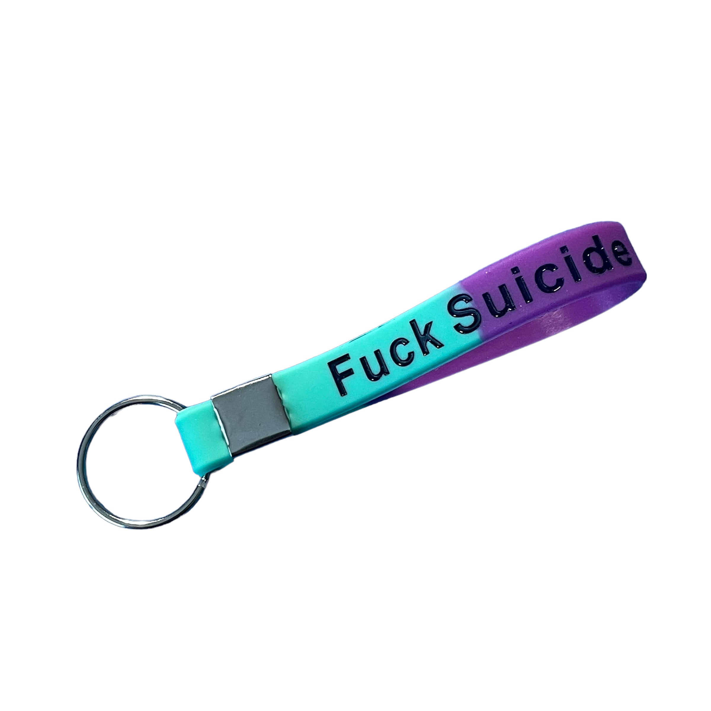 Fuck Suicide Keychain – for Keys or Bags