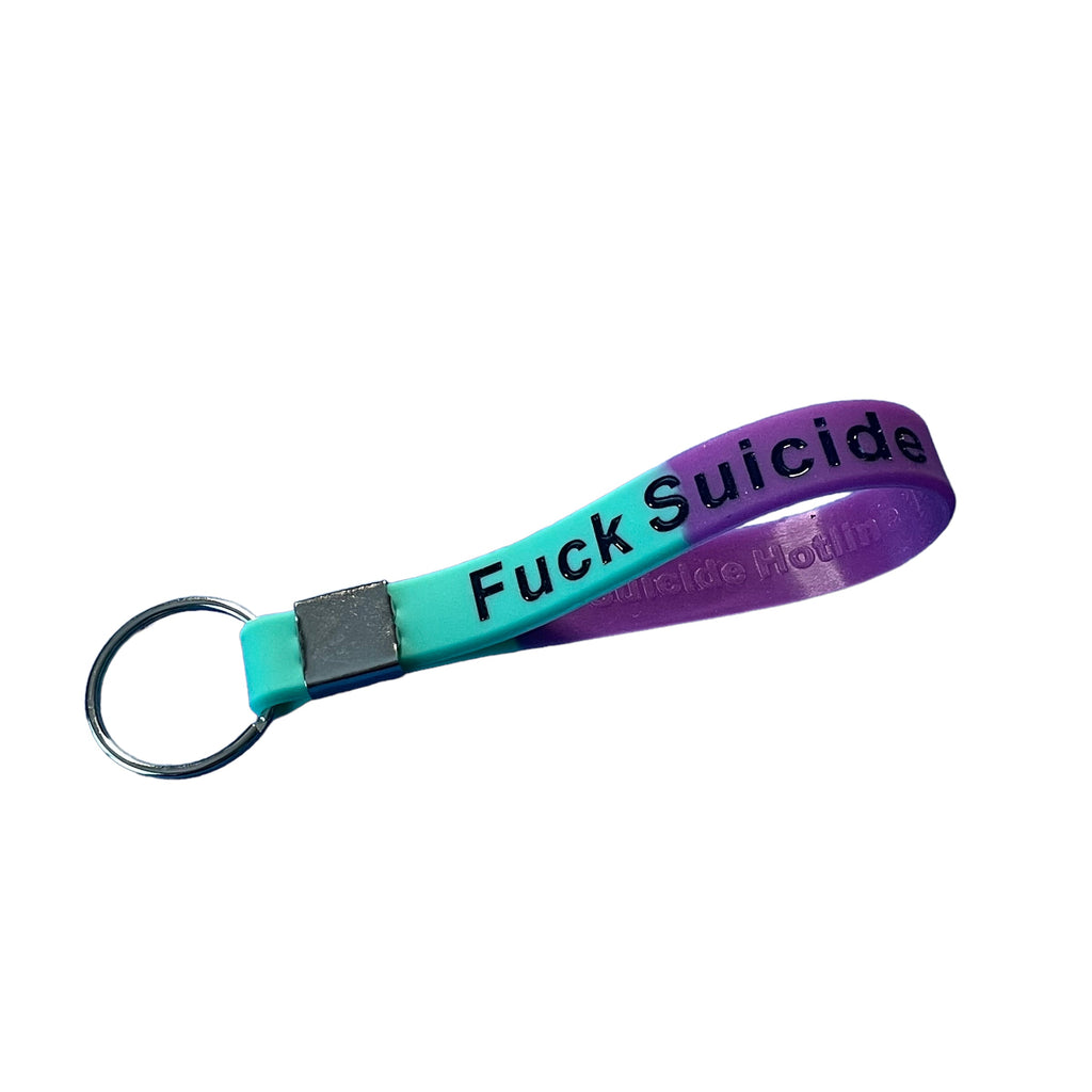 Fuck Suicide Keychain – for Keys or Bags