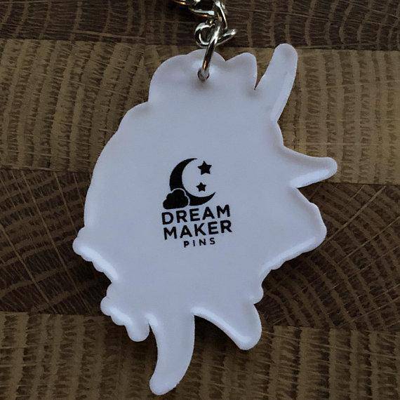 Rainbow Unicorn Keychain