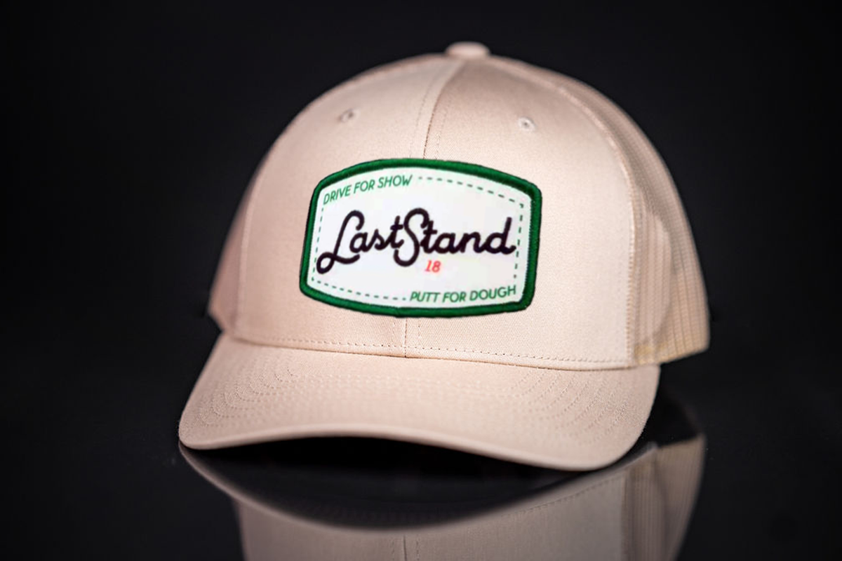 Last Stand Golf Curved Bill Trucker Hat Sporty Lifestyle Cap