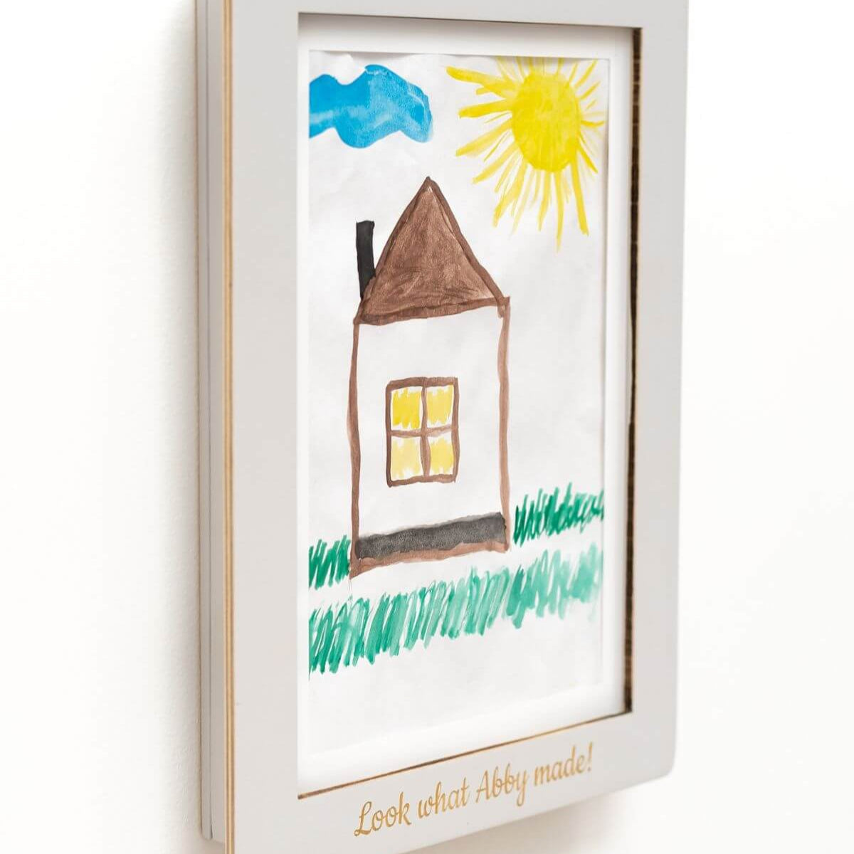 Minimalist Kids Art Storage Frame – Display & Organize Artwork