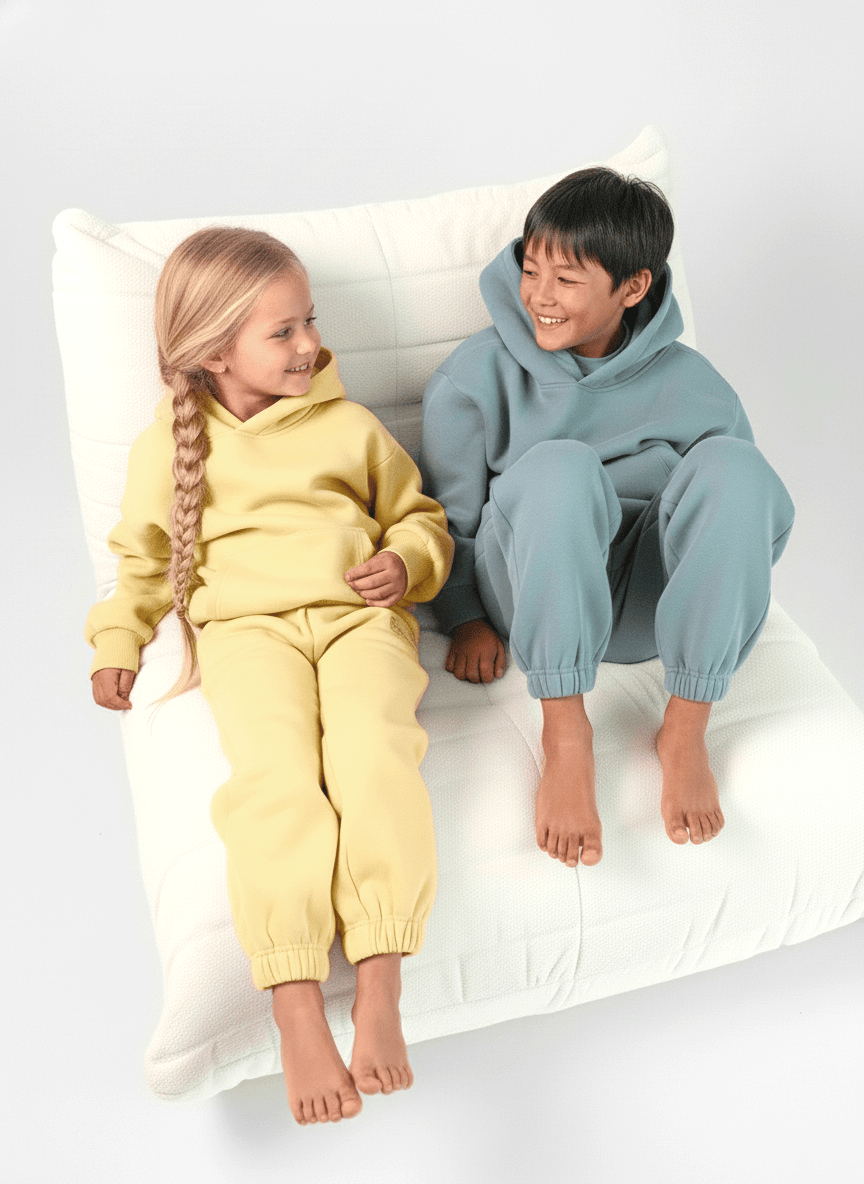 Dreamy Soft Charlie Play Solid Color - Bamboo Kids Sweatpants - VER 1