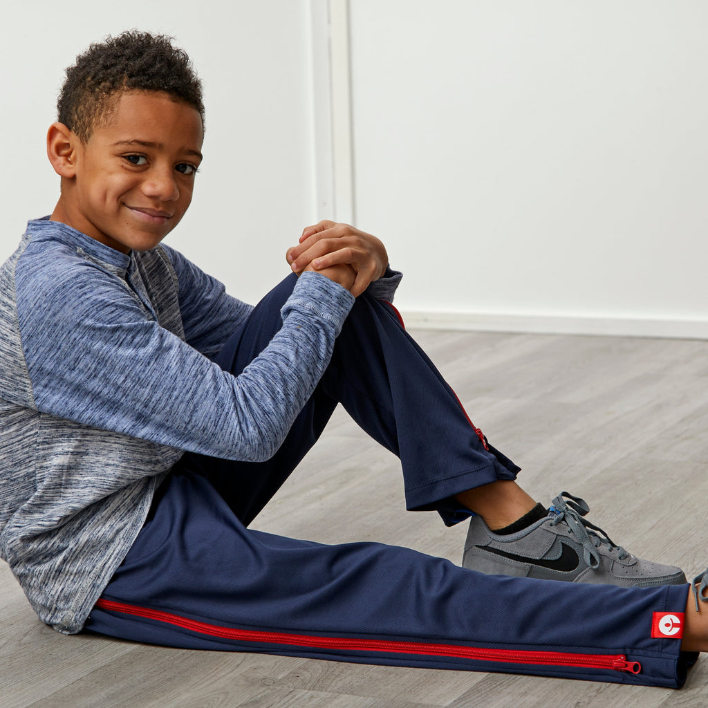 Youth Lightweight Adaptive Pants with Easy Access Full Zippers - Image 11