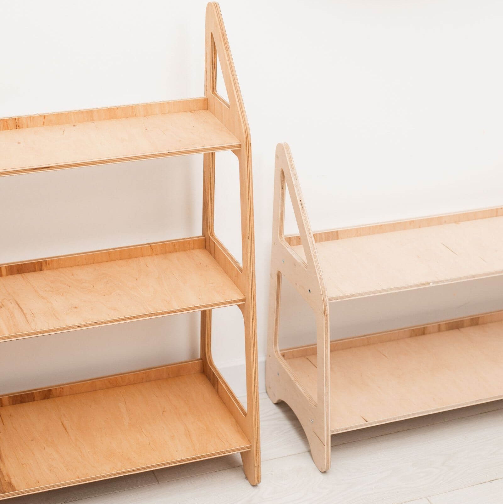 Montessori Toy Shelf for Kids - Durable Wooden Organizer