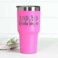 Kinda Bad Kinda Boujee 30 oz Engraved Tumbler