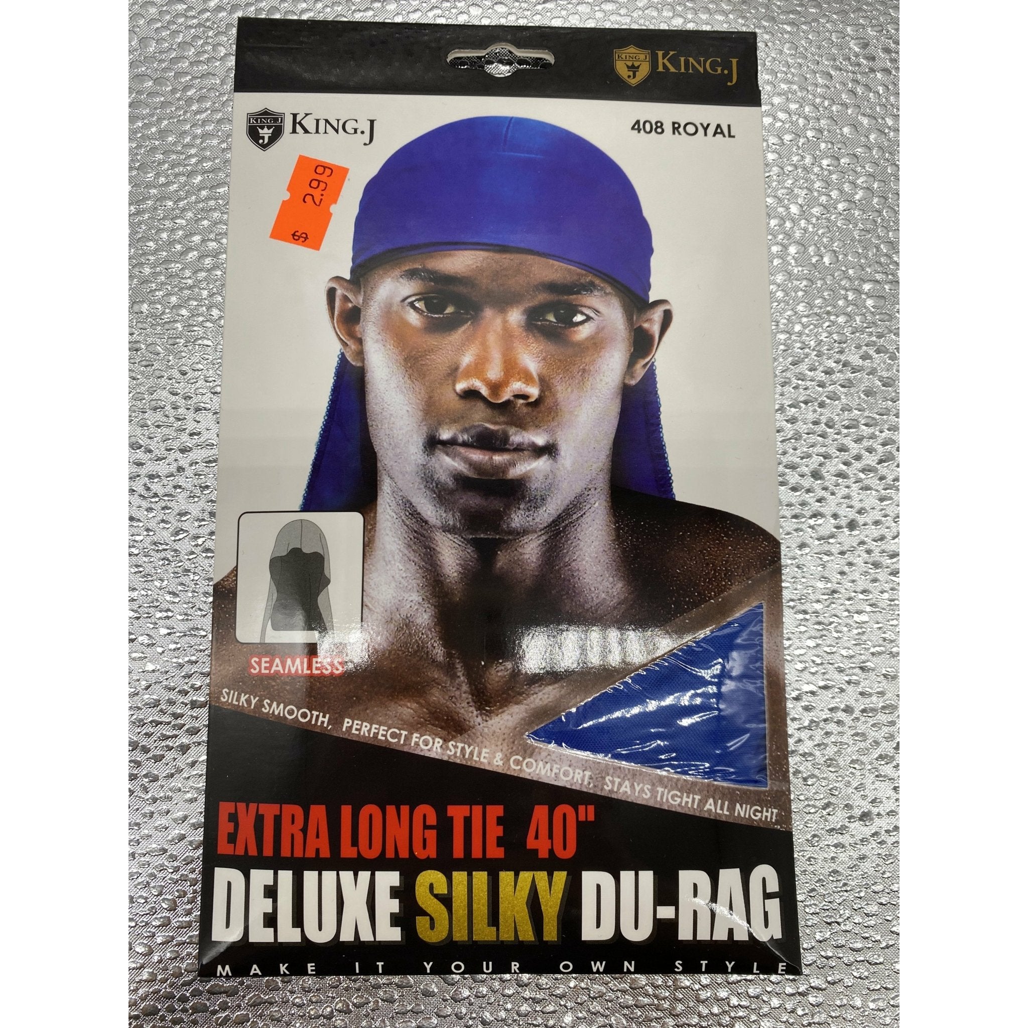 Extra Long Tie 40" Deluxe Silky Du-Rag Streetwear Headwear