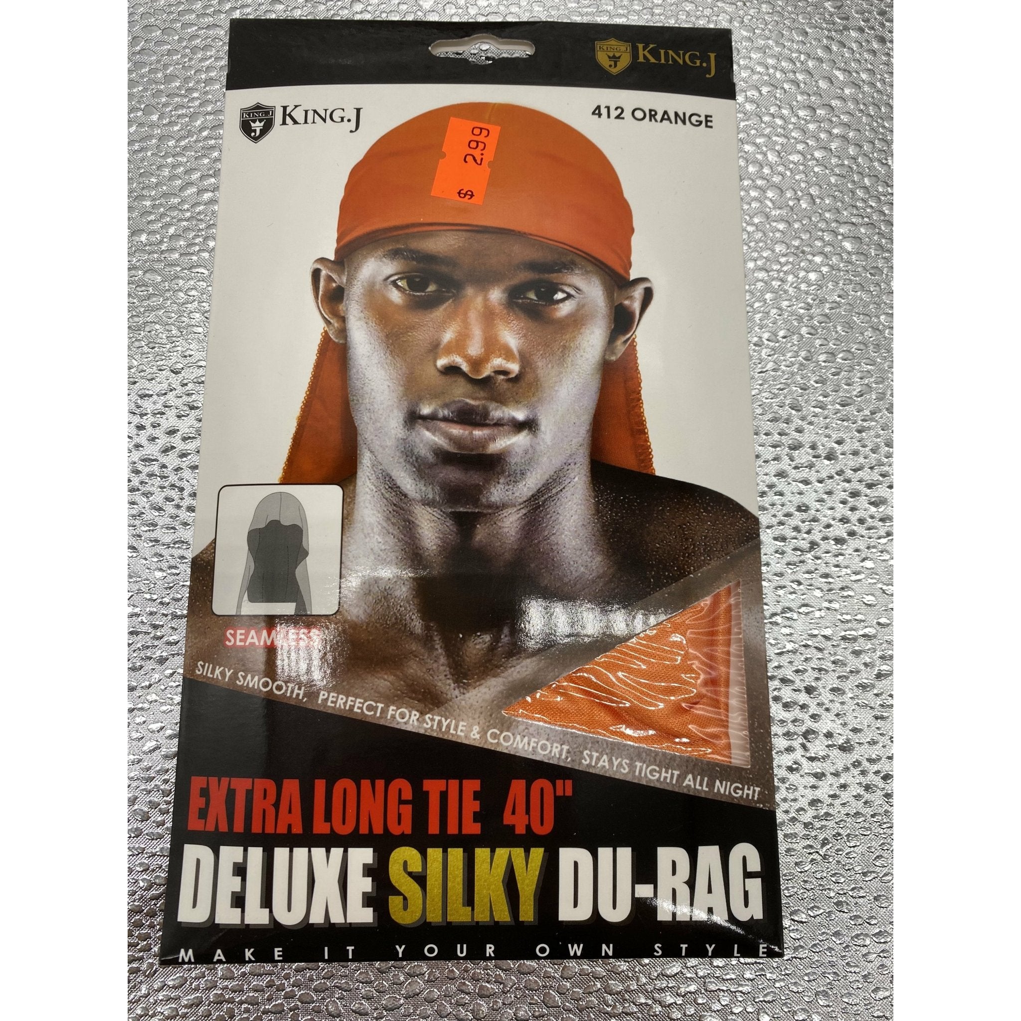 Extra Long Tie 40" Deluxe Silky Du-Rag Streetwear Headwear