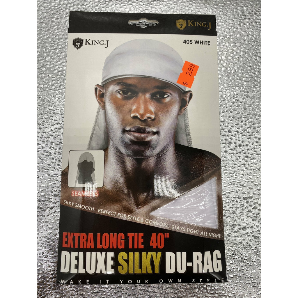 Extra Long Tie 40" Deluxe Silky Du-Rag Streetwear Headwear