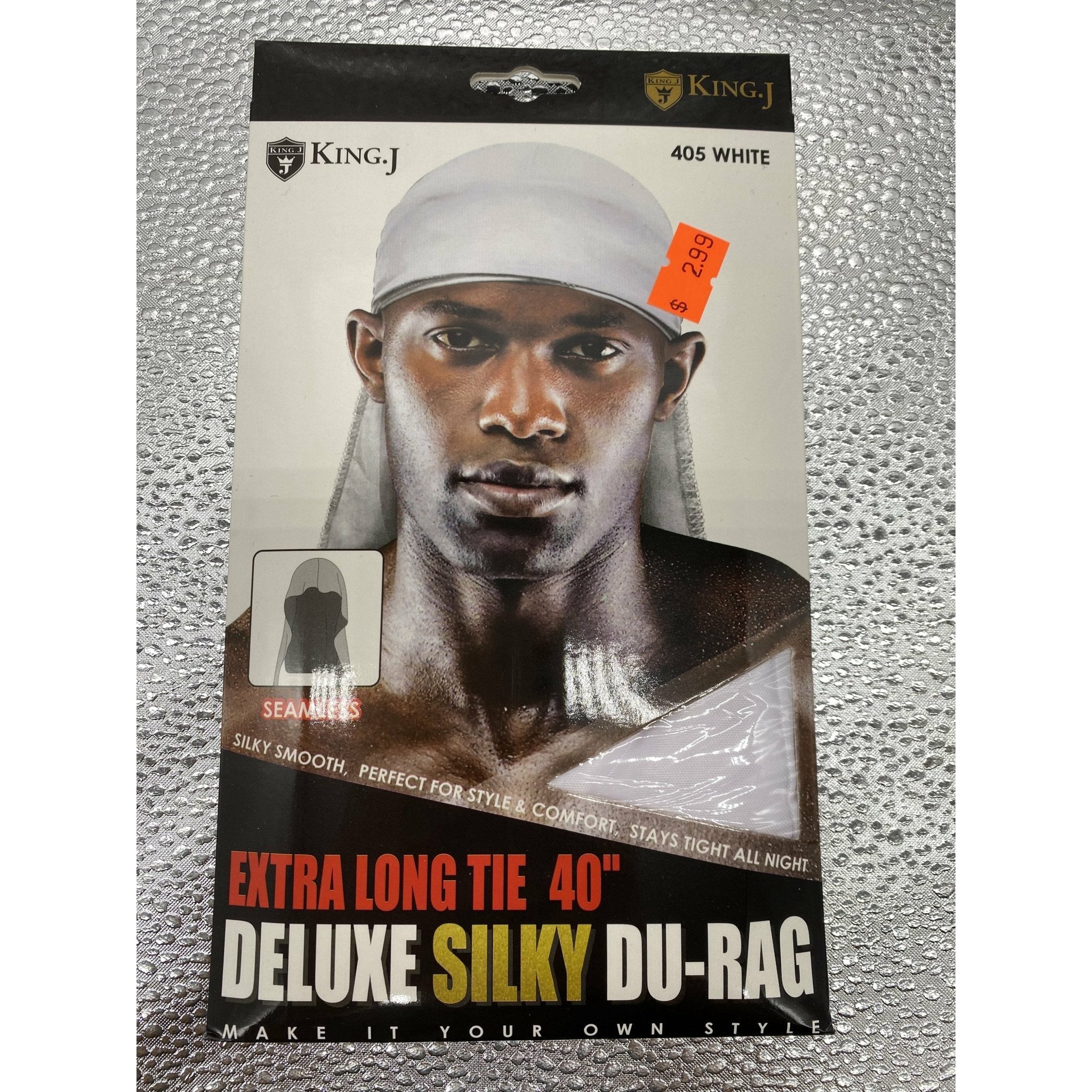 Extra Long Tie 40" Deluxe Silky Du-Rag Streetwear Headwear