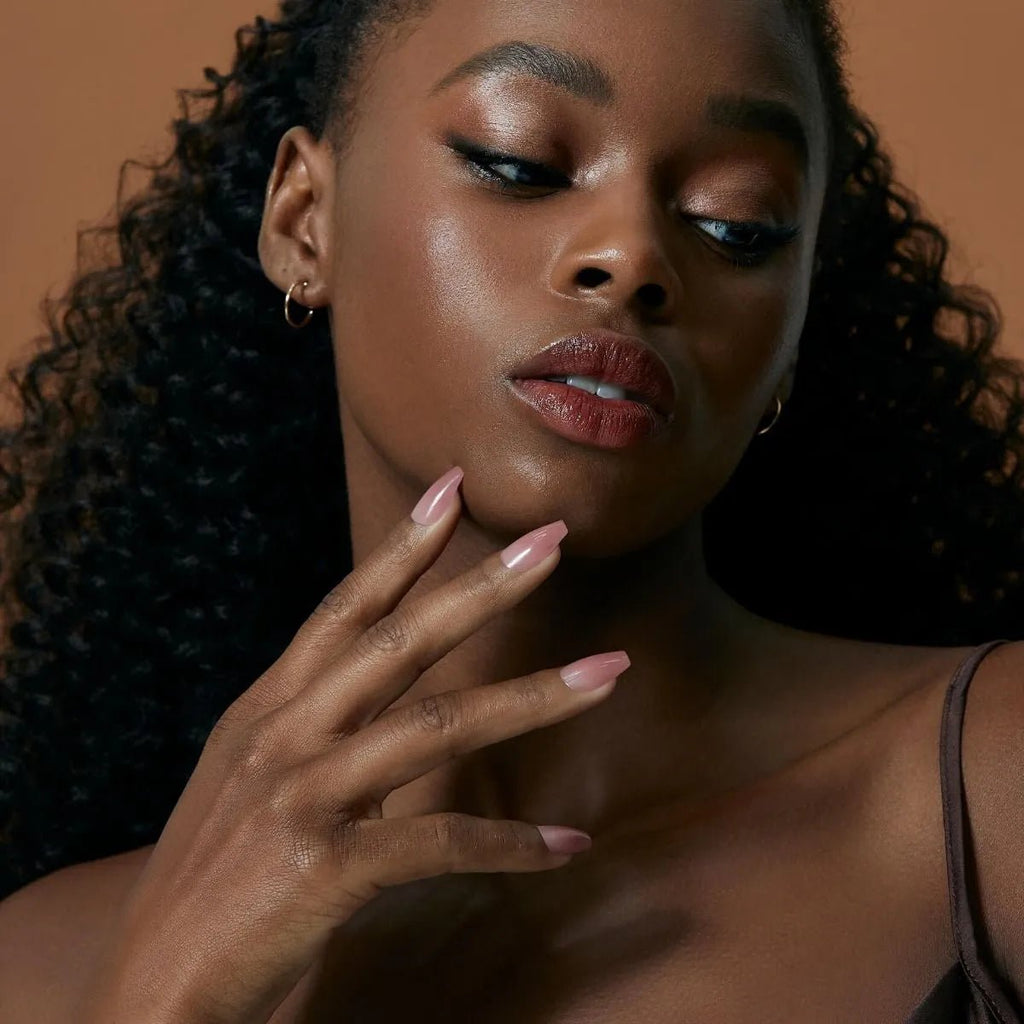 Bare But Better Press-On Nails Nude Drama Sophisticated Manicure