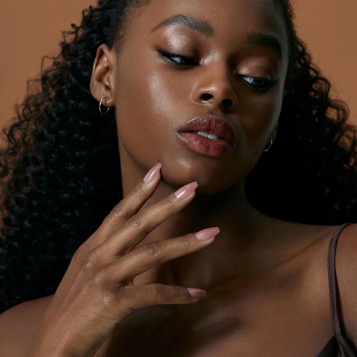 Bare But Better Press-On Nails Nude Drama Sophisticated Manicure