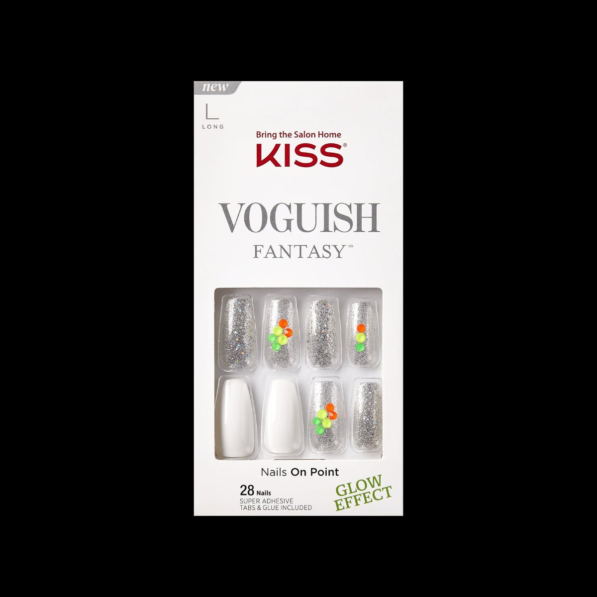 KISS Voguish Fantasy press-on gel nails with a high-gloss, professional salon finish