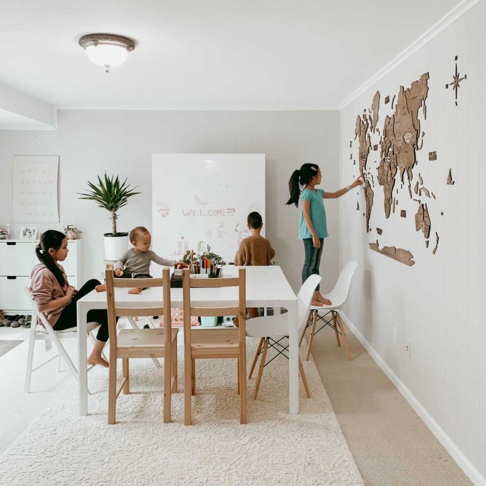 Modern Kitchen Wall Decor: Handcrafted Sustainable Wooden Art
