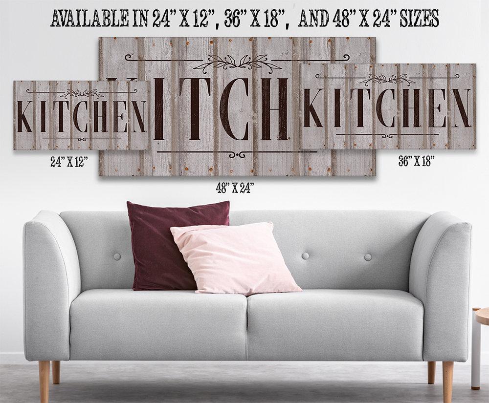 Kitchen Sign - Canvas