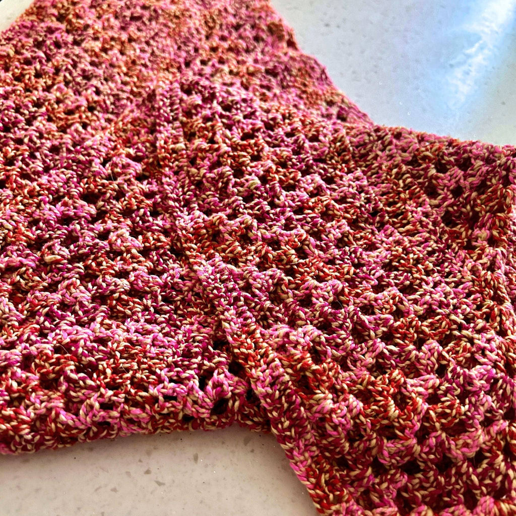 A Walk in the Garden Crochet Shawl Kit for Beginners
