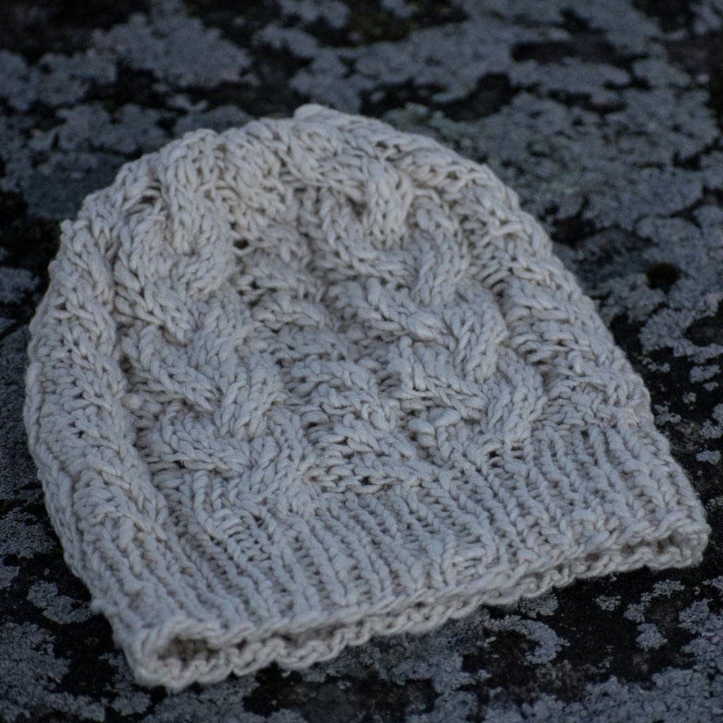 The Magnolia Winter Knit Beanie – Cozy Cable Knit DIY Craft Kit