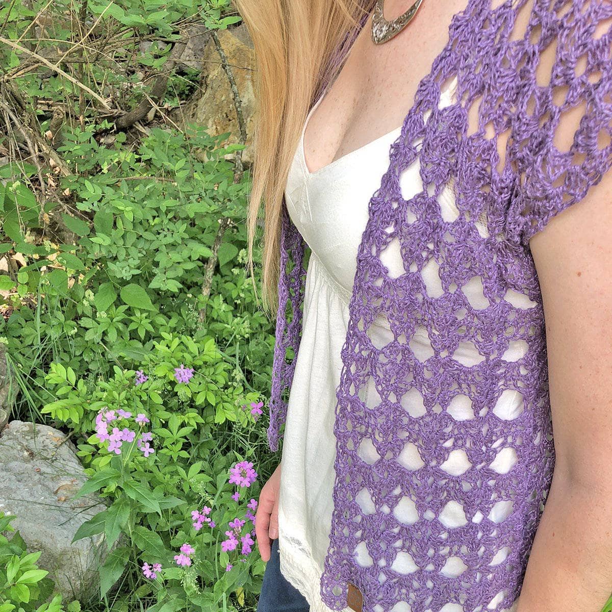 The Shenandoah Shrug Crochet Kit: Beginner-Friendly DIY Lace Top