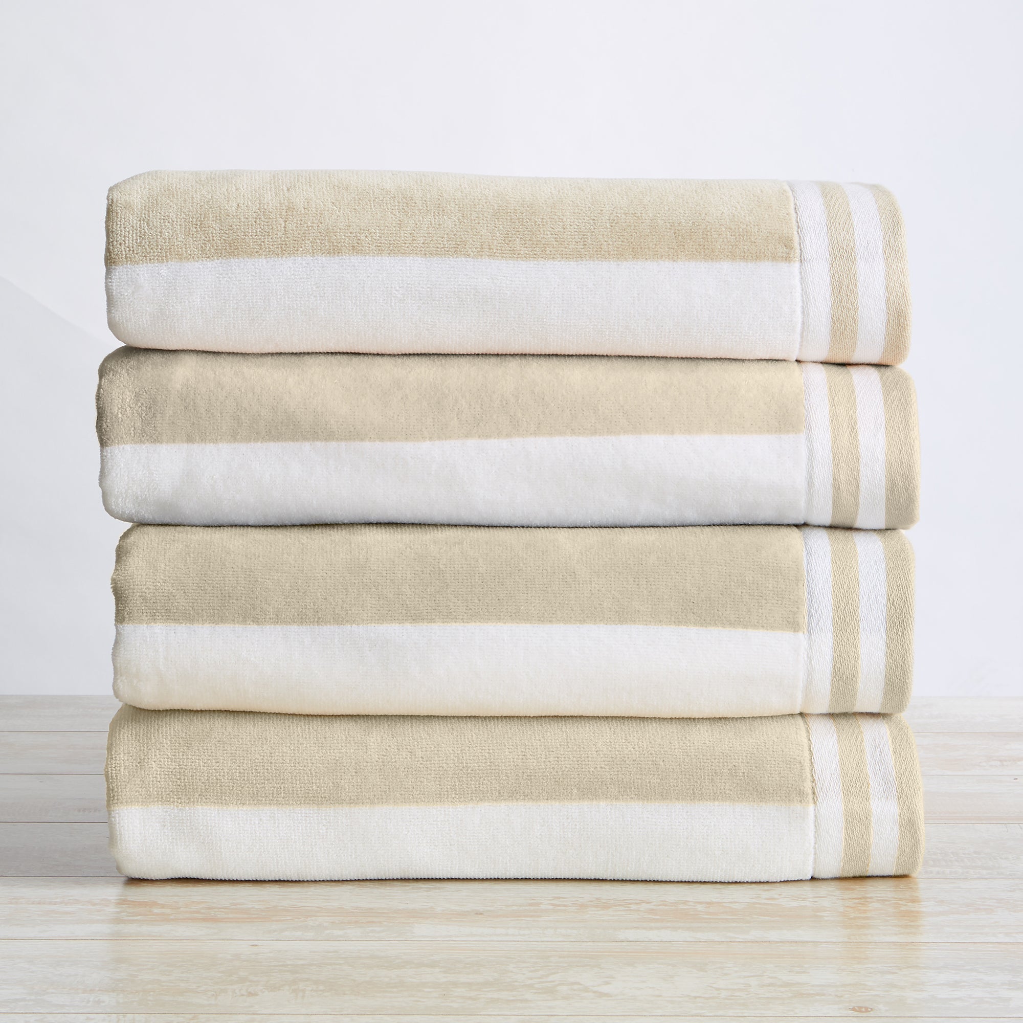 Striped Cabana Beach Towel 100% Cotton Ultra-Soft Pool Towel - Image 7