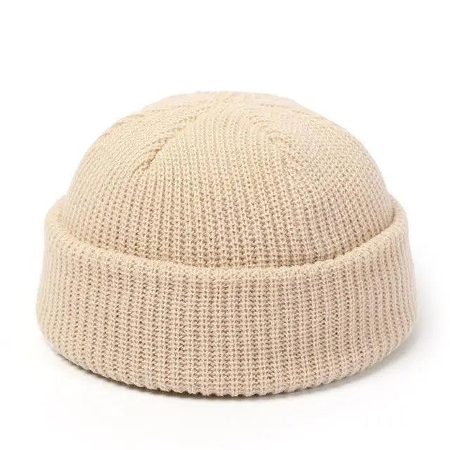 Unisex Knitted Brimless Beanie Fisherman Sailor Cap