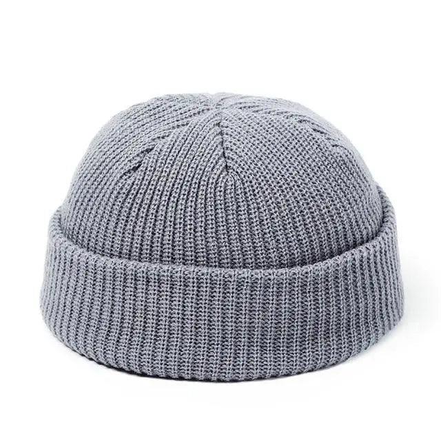 Unisex Knitted Brimless Beanie Fisherman Sailor Cap