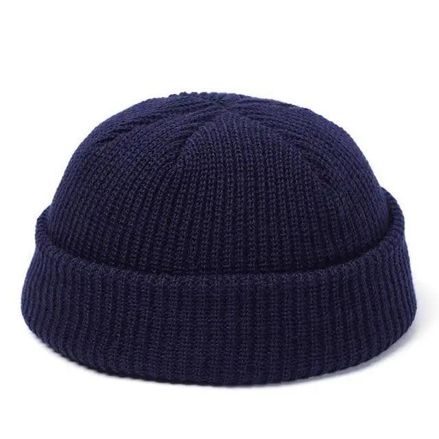 Unisex Knitted Brimless Beanie Fisherman Sailor Cap
