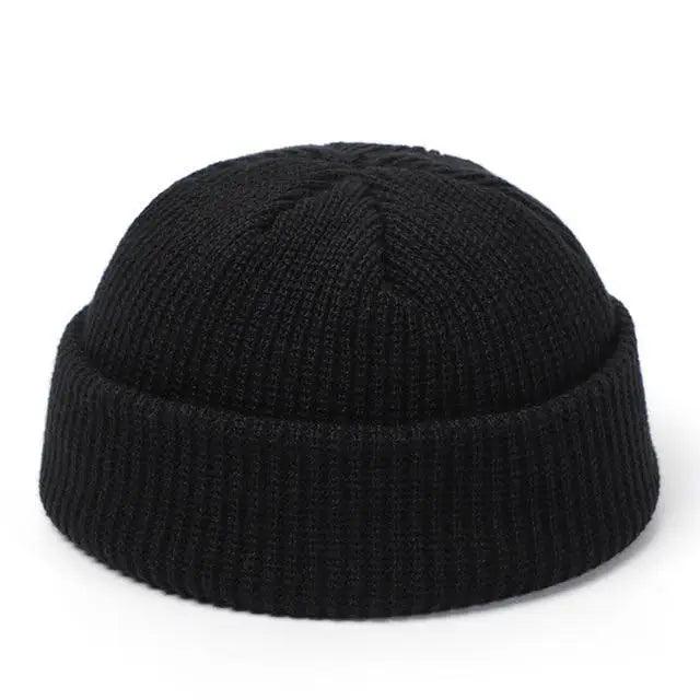 Unisex Knitted Brimless Beanie Fisherman Sailor Cap