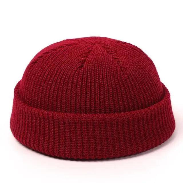 Unisex Knitted Brimless Beanie Fisherman Sailor Cap