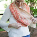 Hand-knitted Sign of Four Cowl made with soft merino wool