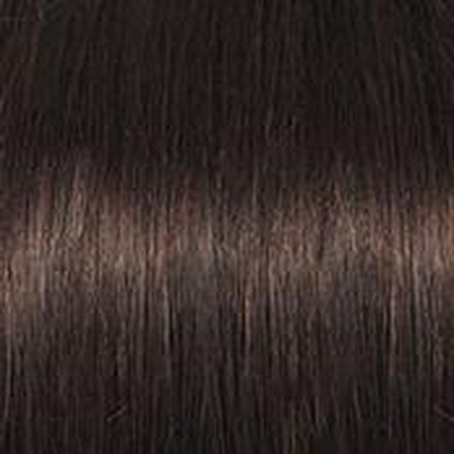 Knockout 100% Human Hair Wig in Warm Chestnut Auburn Highlights
